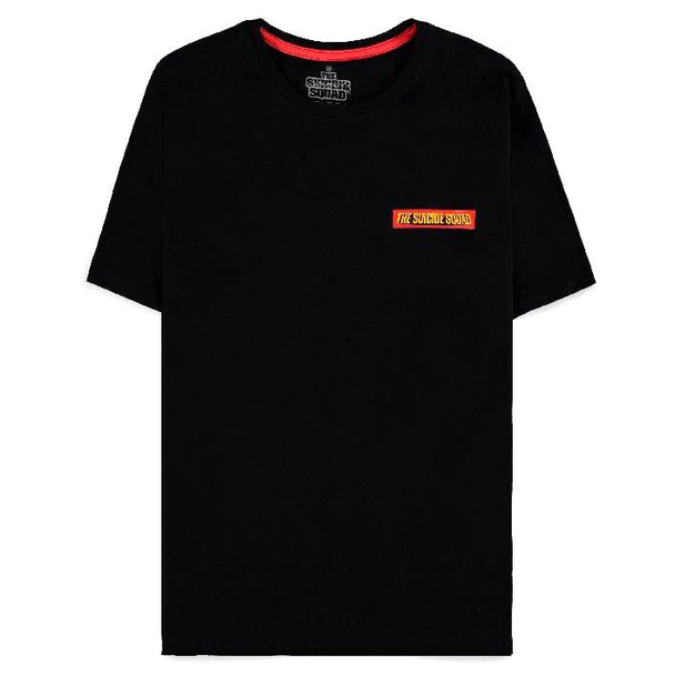 T-shirt DC Comics Suicide Squad 2 DIFUZED en coton avec logo coloré sur fond noir