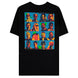Vue de face du t-shirt Suicide Squad 2 DC Comics montrant le design exclusif et la texture du coton