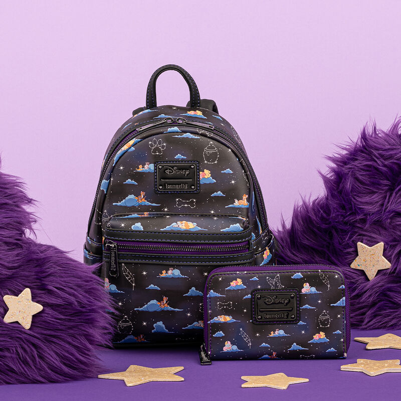 Intérieur spacieux du sac à dos Loungefly Disney Classic Clouds avec doublure soignée