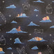 Photo du sac à dos Loungefly Disney Classic Clouds porté par un mannequin en extérieur