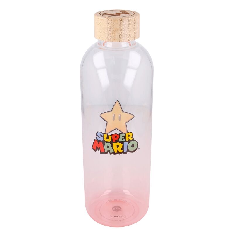 Vue rapprochée du bouchon de la bouteille en verre Nintendo Super Mario Bros 1030ml