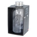 Bouteille en verre Marvel Avengers 620ml avec logo coloré sur fond blanc, présentation de face