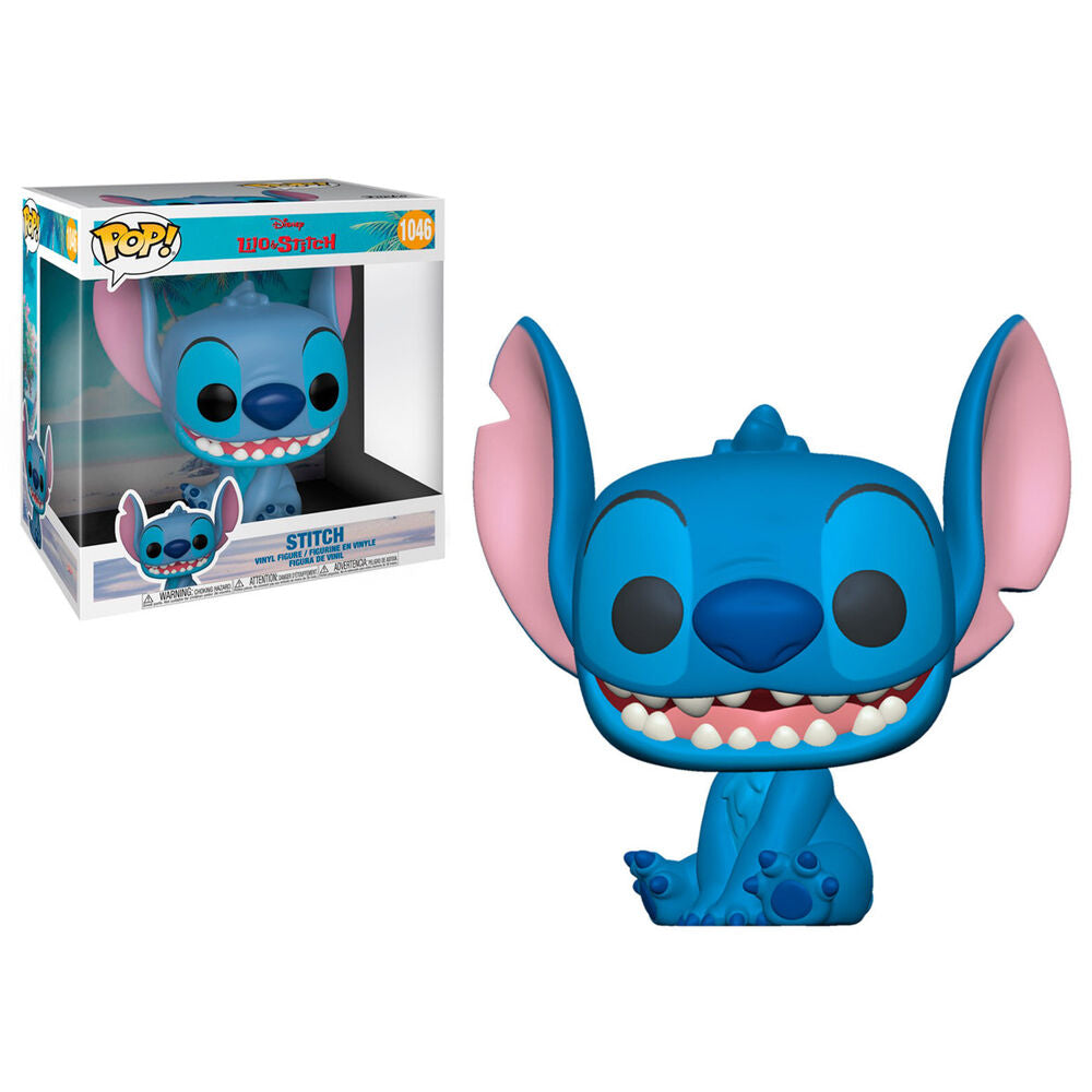 Figurine POP Stitch Disney Lilo and Stitch vue de face avec détails colorés et expressifs