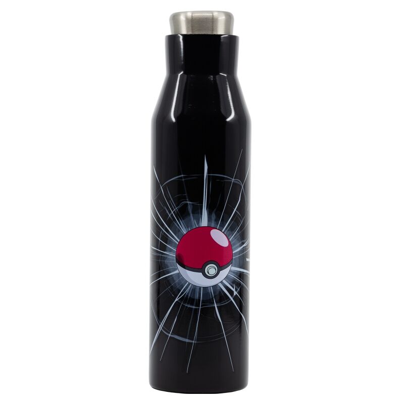 Gourde Pokémon STOR en acier inoxydable 580ml avec design coloré et personnages emblématiques