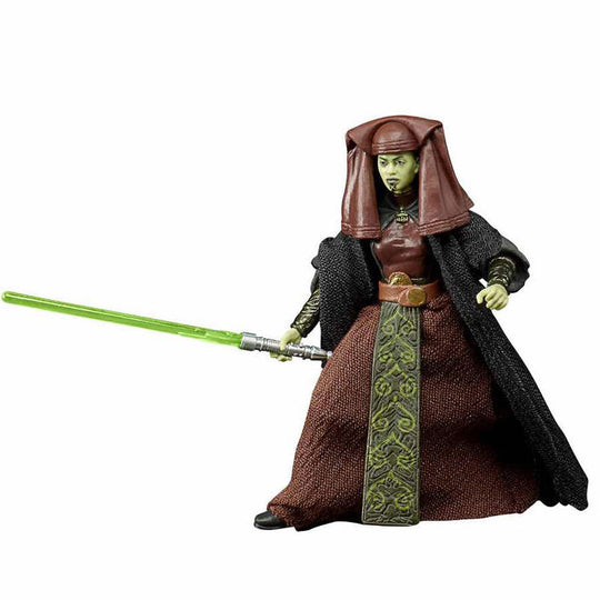 Figurine vintage Luminara Unduli de Star Wars de 10 cm vue de face avec détails précis