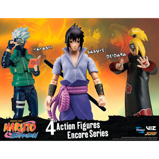 Figurine articulée Kakashi de 10cm en PVC avec accessoires Naruto Shippuden TOYNAMI