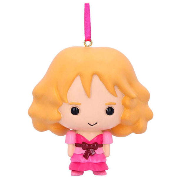 Ornement suspendu Hermione Granger Harry Potter en polyresine peint à la main vu de face