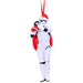 Ornement suspendu Sac du Père Noël Stormtrooper 13cm en polyrésine peint à la main