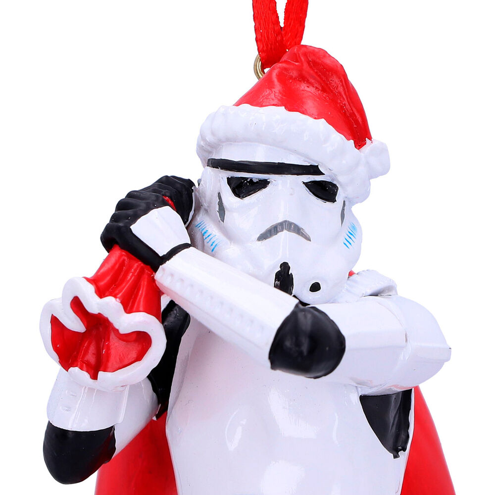 Vue d'ensemble des six images montrant l'ornement Stormtrooper de Noël sous différents angles
