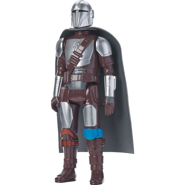 Figurine articulée The Mandalorian Jumbo 30cm de face avec détails vintage DIAMOND SELECT