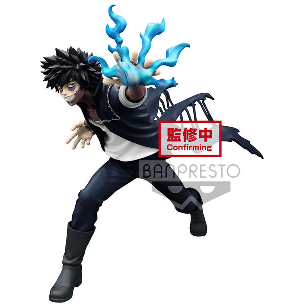 Figurine Dabi de 13 cm issue de My Hero Academy The Evil Villains Vol.3, vue de face avec détails précis et couleurs fidèles