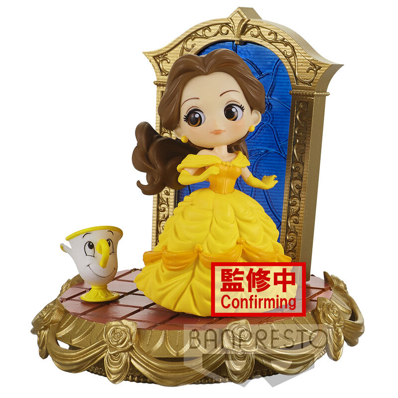 Figurine Belle Q Posket Disney vue de face avec détails soignés