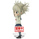 Profil gauche de la figurine Himiko Toga Q Posket montrant sa pose dynamique