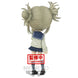 Gros plan sur le visage expressif de la figurine Himiko Toga Q Posket