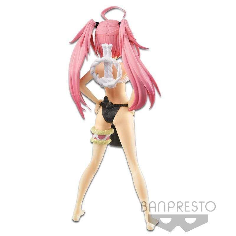 Vue rapprochée de la figurine Milim exclusive mettant en valeur les expressions et les détails du visage