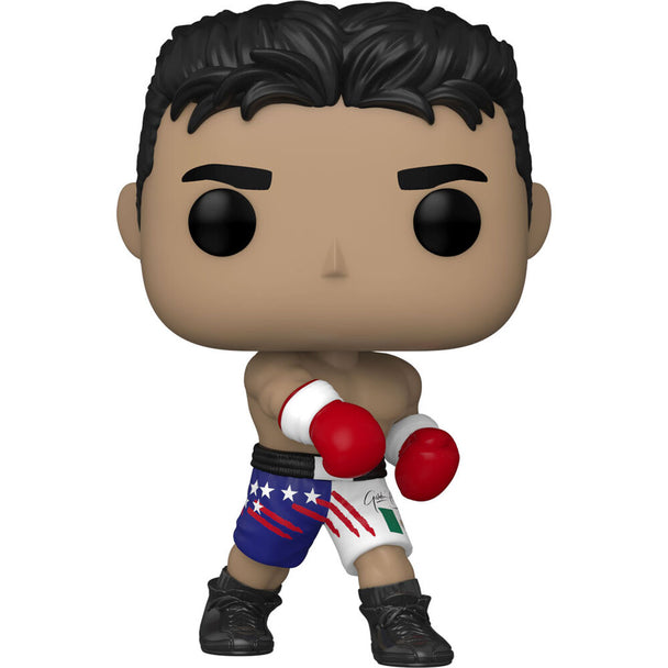 Figurine Funko POP Oscar De La Hoya en vinyle de 9 cm dans sa boîte vitrine transparente