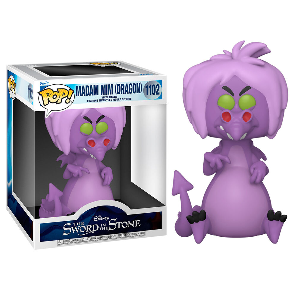 Profil latéral de la figurine Funko POP Mim Dragon montrant ses ailes déployées