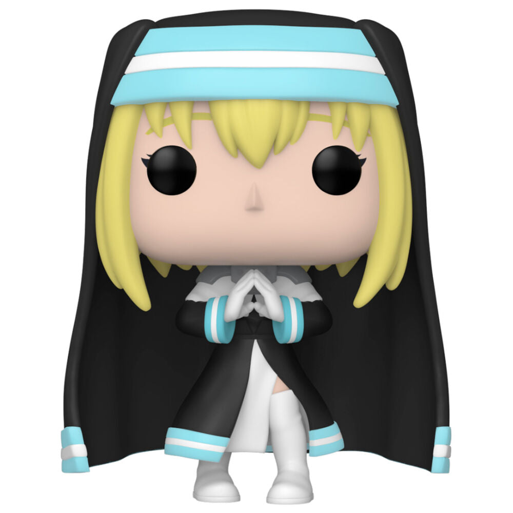 Emballage soigné de la figurine Funko POP Fire Force Iris avec logo et visuel de la série Fire Force