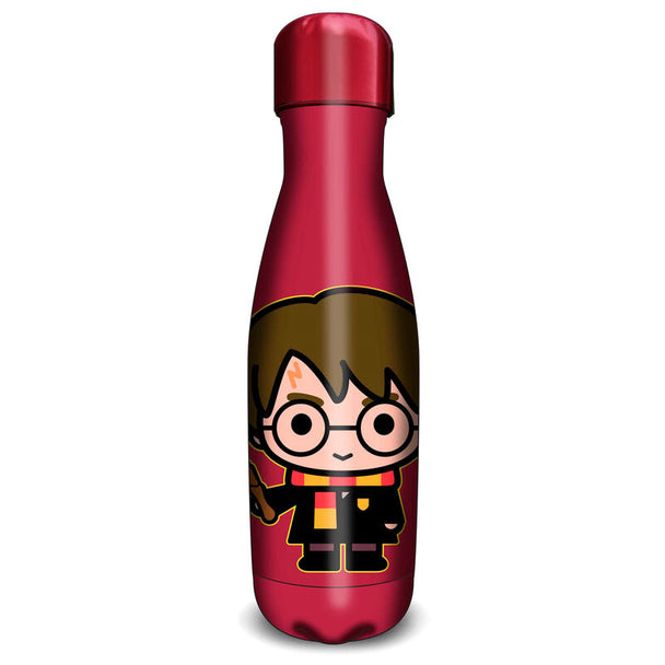 Gourde thermo Harry Potter Chibi Harry 500ml en acier inoxydable avec fermeture à vis, design officiel KARACTERMANIA.