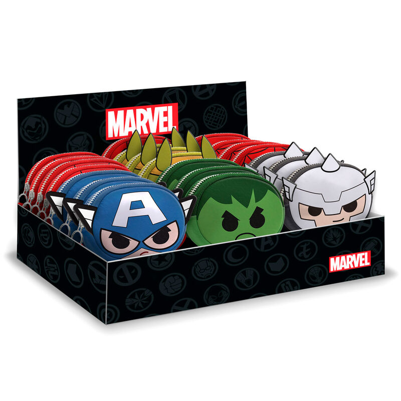 Porte-monnaie Marvel Chibi avec personnage Spider-Man en design cartoon coloré
