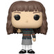 Vue latérale de la figurine Funko POP Hermione Granger, personnage emblématique de Harry Potter, haute de 9 cm en vinyle.