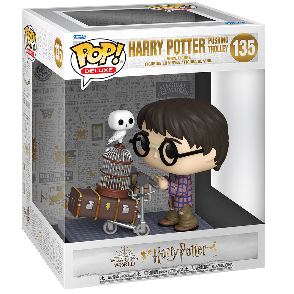 Emballage d'origine de la figurine Funko POP Harry Potter anniversaire avec fenêtre transparente et logo officiel