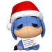 Vue de face de la figurine Funko POP Eeyore édition Holiday avec détails colorés et festive