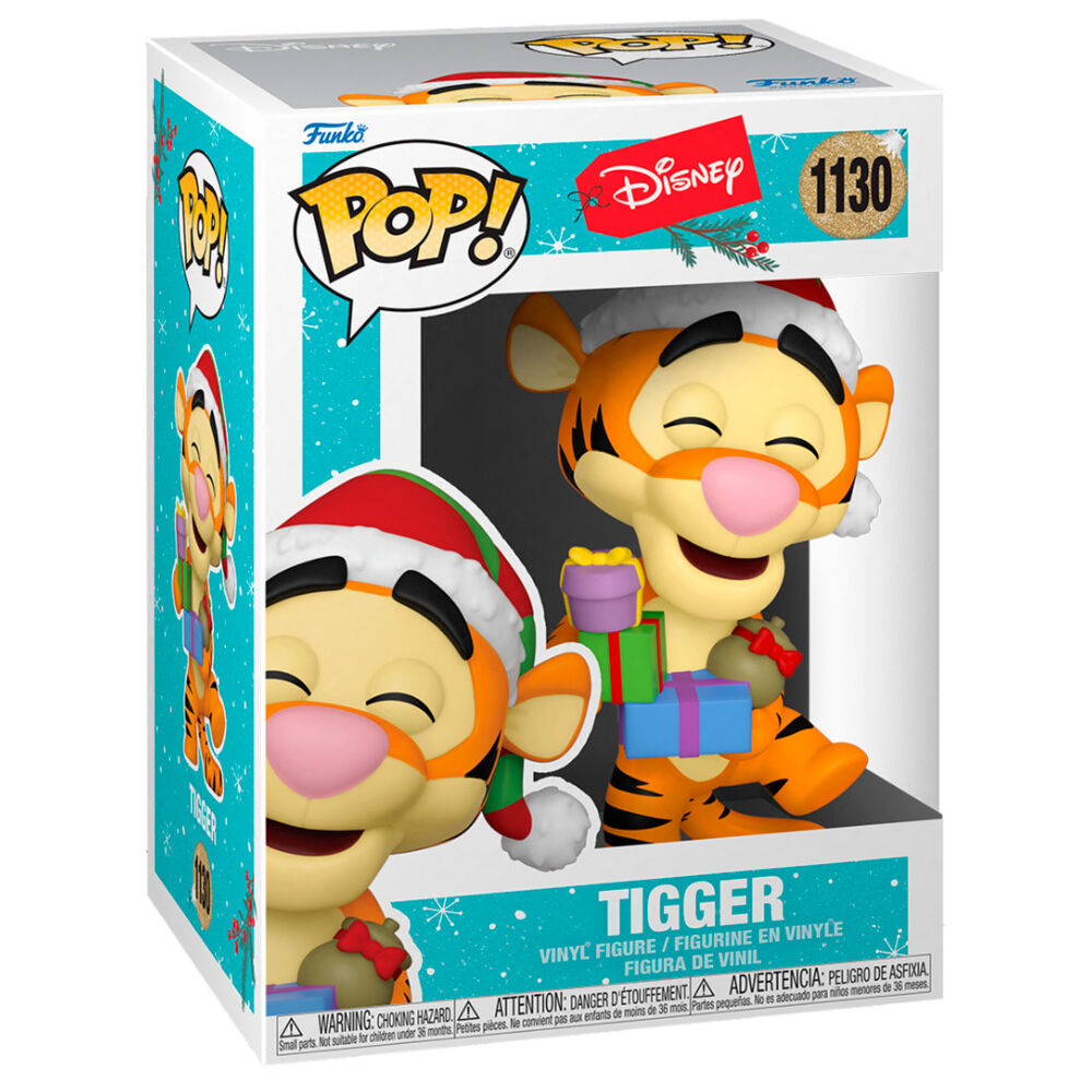 Boîte cadeau Funko POP Tigger Holiday avec logo Disney visible et emballage soigné