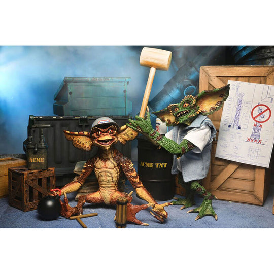 Figurine Gremlins 2 articulée en position dynamique avec accessoires