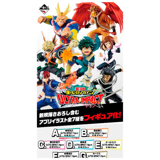 Figurines détaillées de personnages My Hero Academia incluses dans le bundle BANPRESTO
