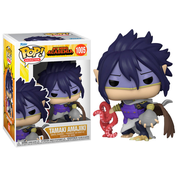 Figurine Funko POP Tamaki en costume de héros My Hero Academia, vue de face dans sa boîte vitrine transparente