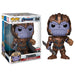 Figurine Funko POP Thanos Avengers Endgame 25cm vue de face dans sa boîte vitrine transparente