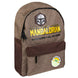 Sac à dos Mandalorian Yoda CERDÁ vu de face avec le personnage emblématique imprimé