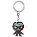 Porte-clés Marvel What If Zombie Falcon accroché à un trousseau de clés, prêt à l’usage