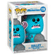 Zoom sur la figurine Sulley Funko POP en vinyle bleu avec détails précis et couleurs vives