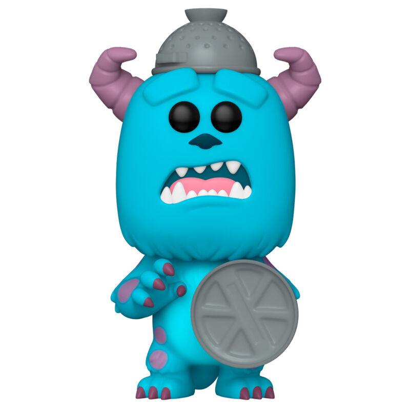 Boîte vitrine Funko POP Monsters Inc 20th Sulley montrant l'arrière et les côtés de la figurine