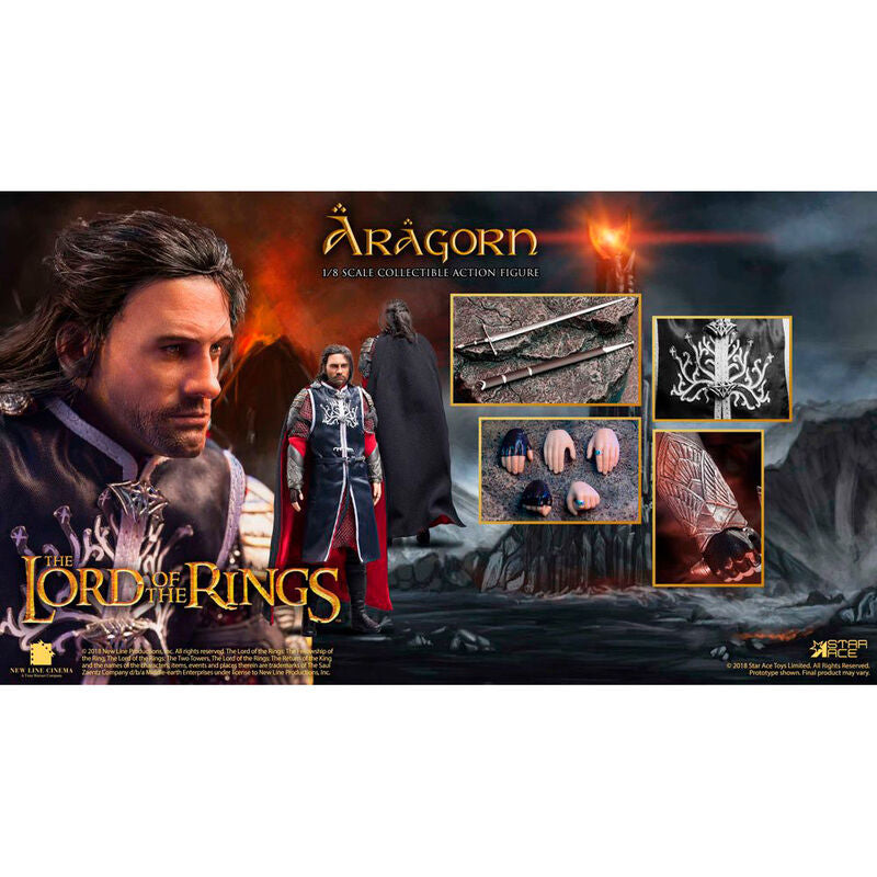 Emballage officiel STAR ACE de la figurine Aragorn 23cm Real Master Series