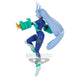 Profil gauche de la figurine BANPRESTO Nejire Hado avec couleurs vives