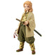 Profil latéral de la figurine Sabito Demon Slayer par BANPRESTO montrant les couleurs vives