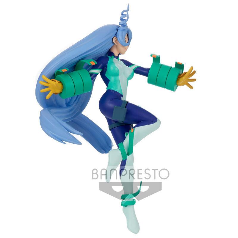 Vue rapprochée sur le visage expressif de la figurine My Hero Academy Nejire Hado