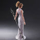 Zoom sur le visage expressif de la figurine Lunafreya Nox Fleuret Final Fantasy XV