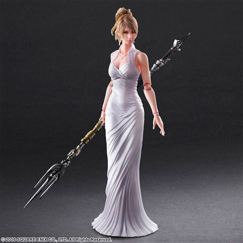 Figurine Lunafreya Nox Fleuret avec sa robe détaillée et ses ornements colorés