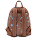 Vue latérale du sac à dos Loungefly Disney Copper Todd mettant en avant sa forme compacte et ses dimensions