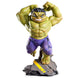 Figurine Hulk MiniCo 23cm en PVC avec peinture détaillée, vue de face sur base d'asphalte.