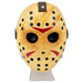 Lampe en forme de masque de Jason de Vendredi 13 vue de face, éclairée en blanc