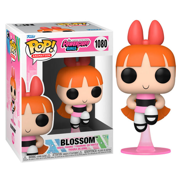Figurine Funko POP Blossom des Powerpuff Girls en vinyle de 9 cm dans sa boîte vitrine transparente