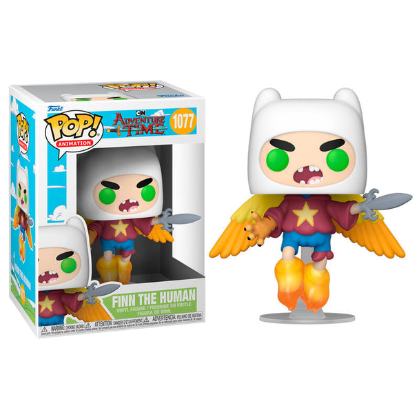 Figurine Funko POP Ultimate Wizard Finn de Adventure Time en vinyle de 9 cm dans sa boîte vitrine transparente