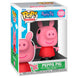 Détail de la figurine Peppa Pig en vinyle montrant les couleurs vives et le design Funko POP