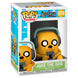 Vue de face de la figurine Funko POP Jake avec Player, personnage emblématique d'Adventure Time