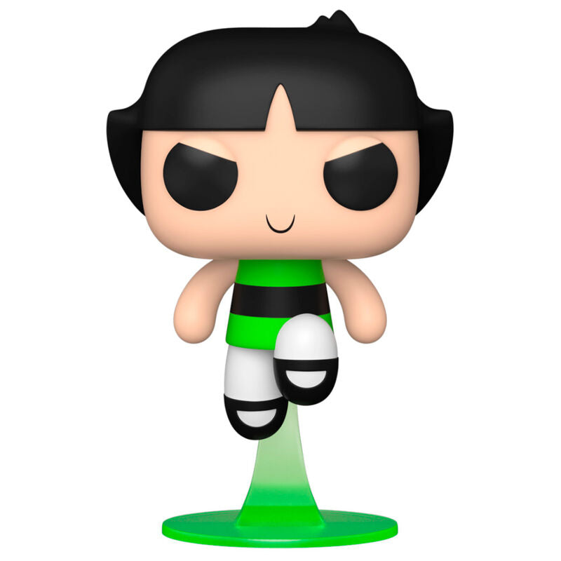 Vue latérale de la figurine Funko POP Buttercup avec sa boîte collector originale